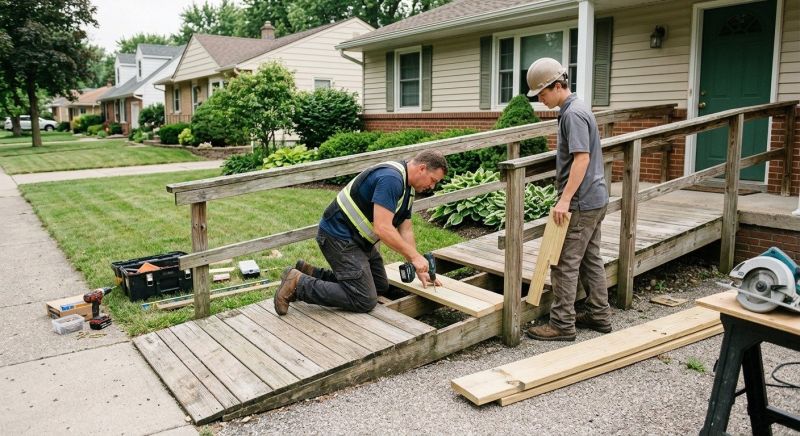Accessible Ramp Installation in Wilmington, NC